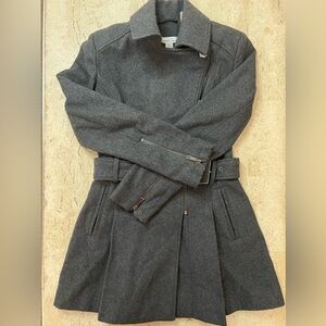 Never Worn Kenneth Cole New York Wool Blend Pleated Jacket Size XS